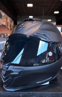 NEW Scorpion EXO Warp Apex Matte Black XL Helmet
