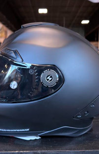 NEW Scorpion EXO Warp Apex Matte Black XL Helmet
