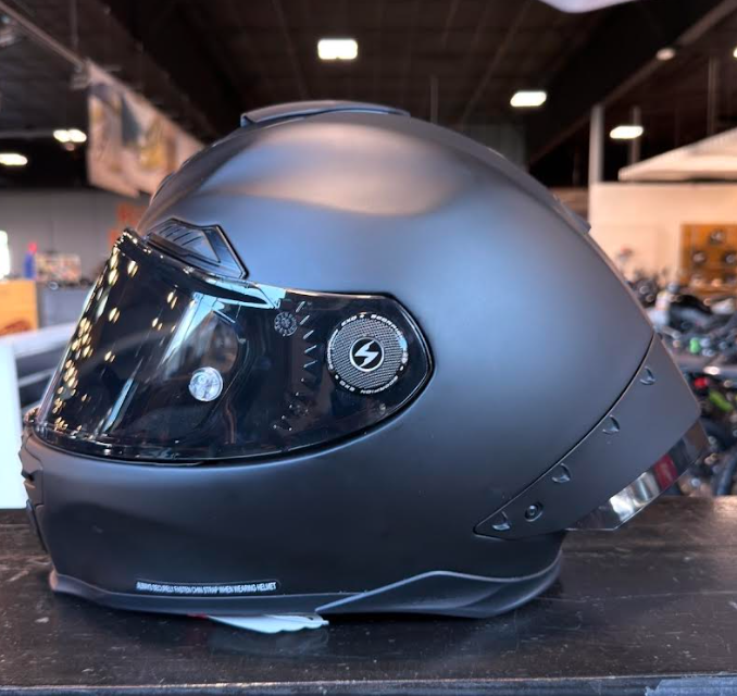 NEW Scorpion EXO Warp Apex Matte Black XL Helmet
