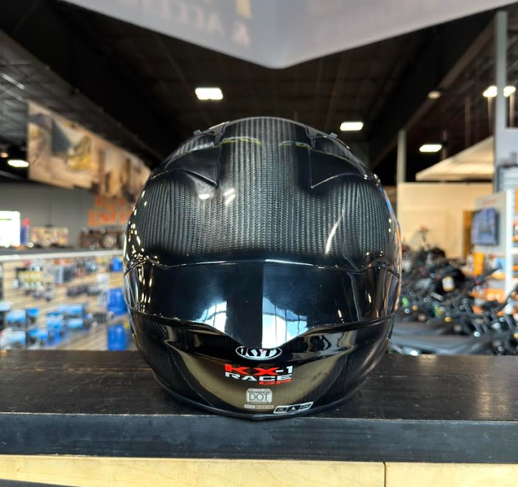 NEW KYT KX-1 Race GP Glossy Carbon XL Helmet