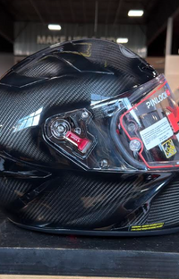 NEW KYT KX-1 Race GP Glossy Carbon XL Helmet
