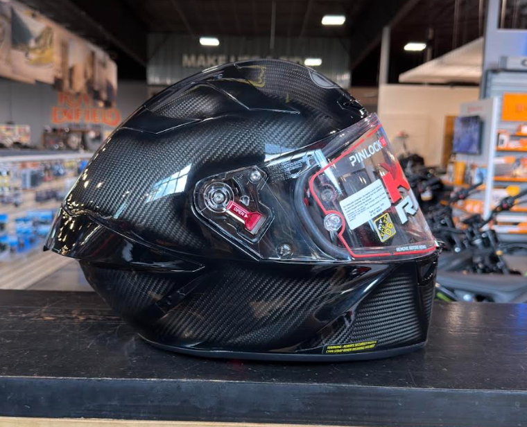 NEW KYT KX-1 Race GP Glossy Carbon XL Helmet