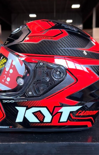 NEW KYT NZ-Race Carbon Competition Red Large Helmet
