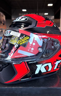 NEW KYT NZ-Race Carbon Competition Red Large Helmet
