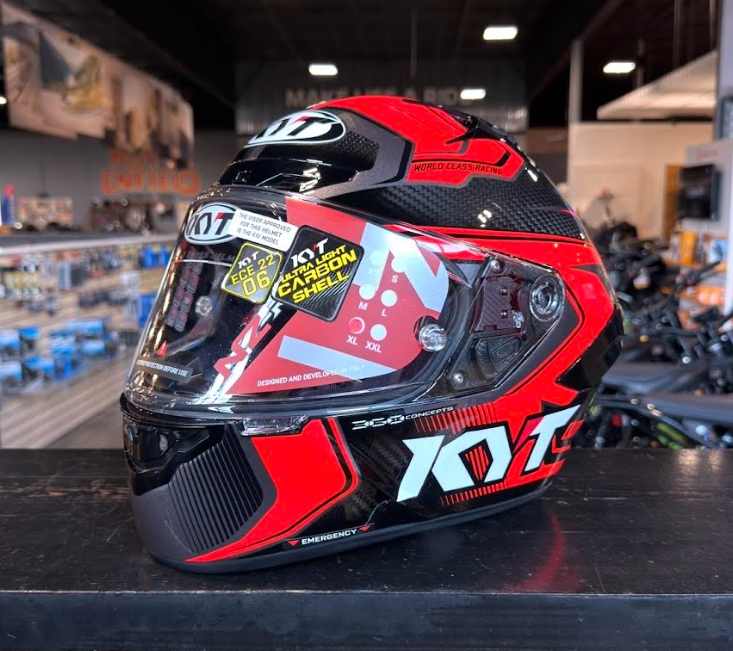 NEW KYT NZ-Race Carbon Competition Red Large Helmet