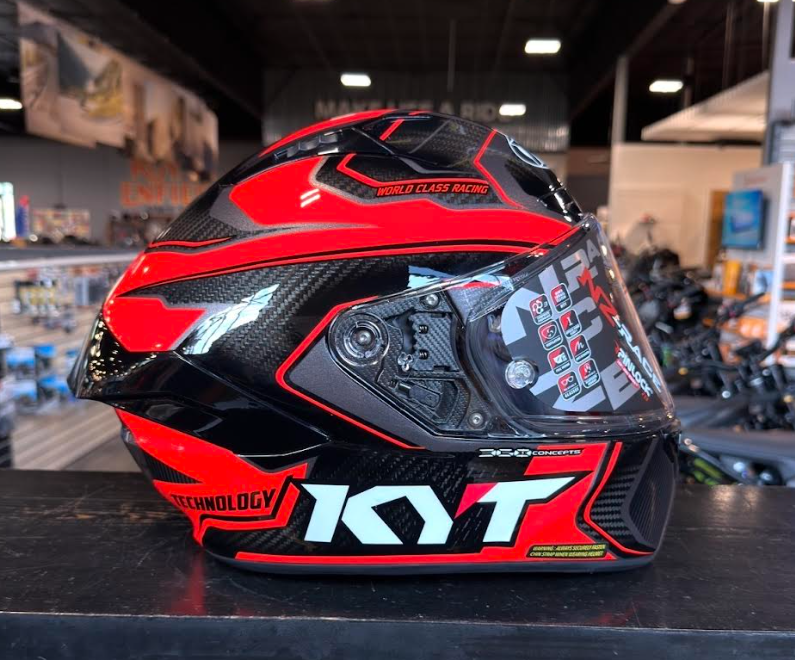NEW KYT NZ-Race Carbon Competition Red Large Helmet
