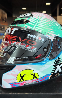 NEW KYT TT-REVO Riccardo Rossi BCN Replica XL Helmet
