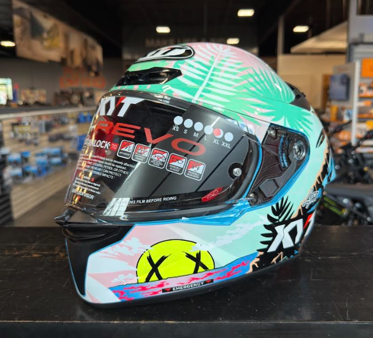 NEW KYT TT-REVO Riccardo Rossi BCN Replica XL Helmet