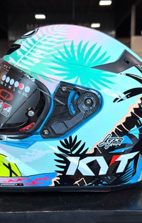 NEW KYT TT-REVO Riccardo Rossi BCN Replica XL Helmet
