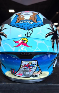 NEW KYT TT-REVO Riccardo Rossi BCN Replica XL Helmet
