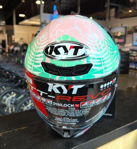 NEW KYT TT-REVO Riccardo Rossi BCN Replica XL Helmet