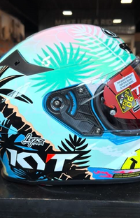 NEW KYT TT-REVO Riccardo Rossi BCN Replica XL Helmet
