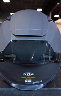 NEW KYT R2R Solid Matte Black Medium Helmet

