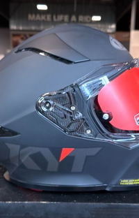 NEW KYT R2R Solid Matte Black Medium Helmet
