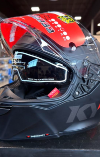 NEW KYT R2R Solid Matte Black Medium Helmet
