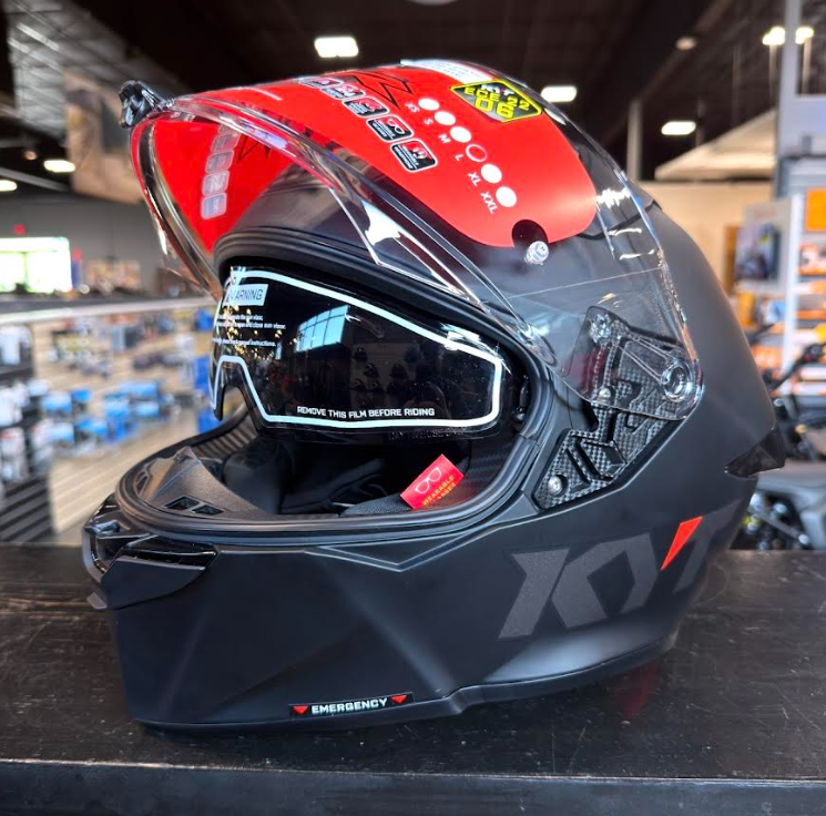 NEW KYT R2R Solid Matte Black Medium Helmet