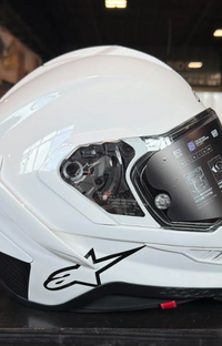 NEW Alpinestars Supertech R10 Gloss White Large Helmet
