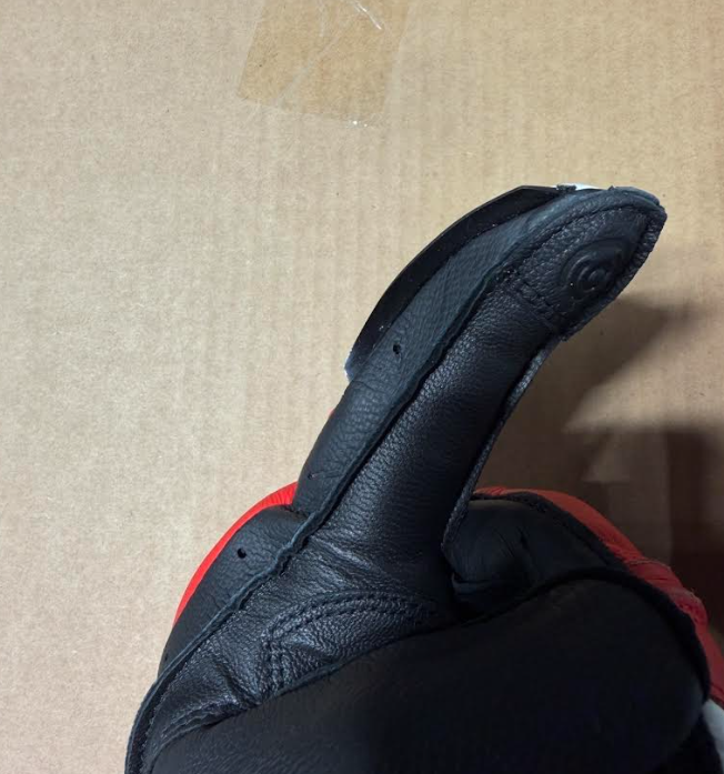 NEW Ducati Sport C5 Fabric Leather Red Black XL Gloves