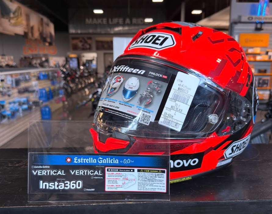 NEW Shoei Ducati X-15 Marquez 9 Large Helmet