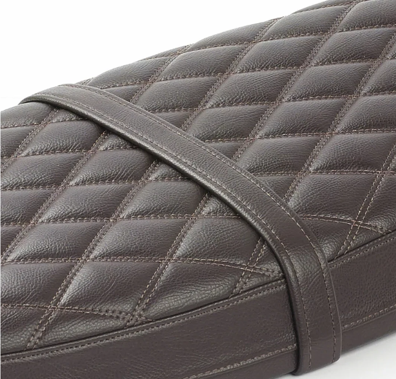 NEW OEM Triumph Brown Quilted Bench Seat A9708614
