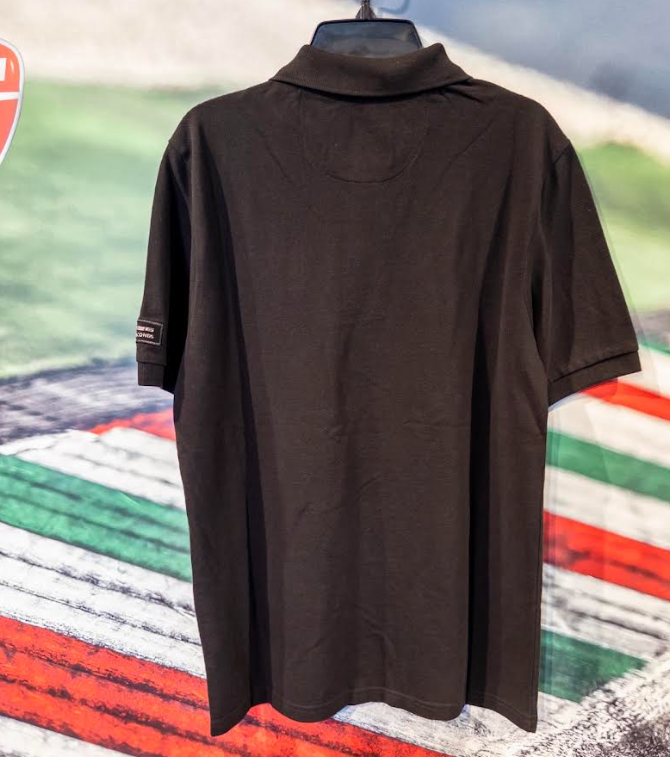 NEW Ducati One Hundred 100th Anniversary Black Polo Men's EU Large US MED