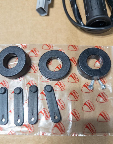 NEW Ducati OEM Genuine Heated Grip Set 96680574A