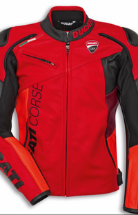 NEW OEM Ducati Corse C6 Dainese Leather Motorcycle Jacket Size 50
