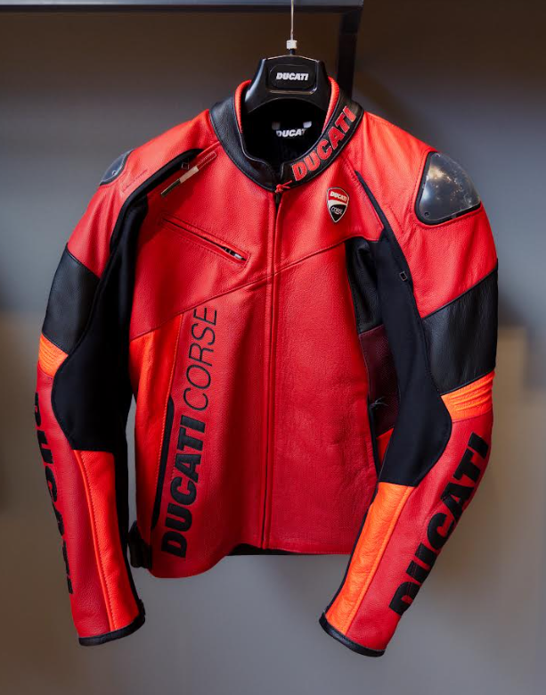 NEW OEM Ducati Corse C6 Dainese Leather Motorcycle Jacket Size 50
