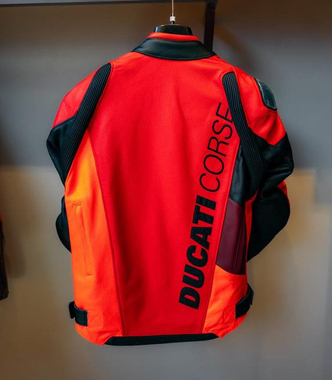 NEW OEM Ducati Corse C6 Dainese Leather Motorcycle Jacket Size 50