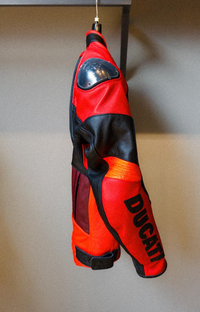 NEW OEM Ducati Corse C6 Dainese Leather Motorcycle Jacket Size 50
