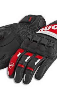 NEW OEM Ducati Sport C4 Held Leather Motorcycle Gloves Large
