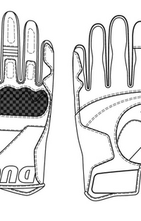 NEW OEM Ducati Sport C4 Held Leather Motorcycle Gloves Large
