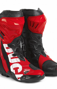 NEW Ducati Corse V6 Air Racing Motorcycle Boots Size 45 CE Track Performance
