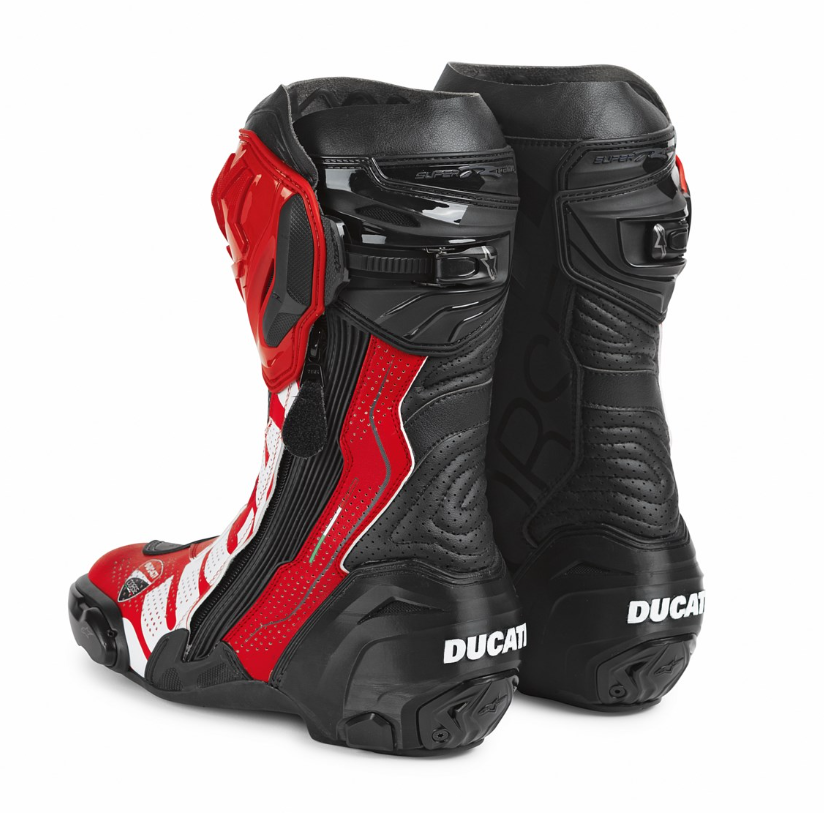 NEW Ducati Corse V6 Air Racing Motorcycle Boots Size 45 CE Track Performance
