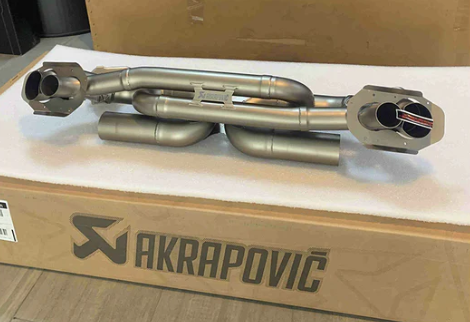 NEW Akrapovic S-PO/TI/19 Race Line Exhaust Porsche 911 Turbo Turbo S 992 20-25