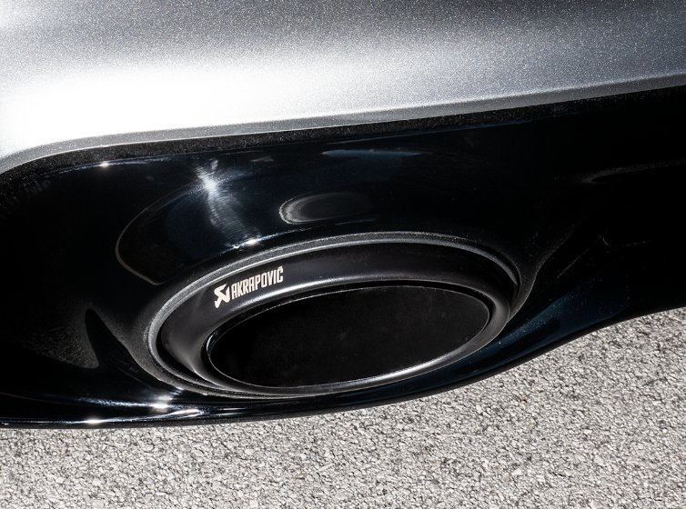 NEW Akrapovic TP-T/S/33 Black Titanium Tail Pipe Set Porsche 911 Turbo S 992