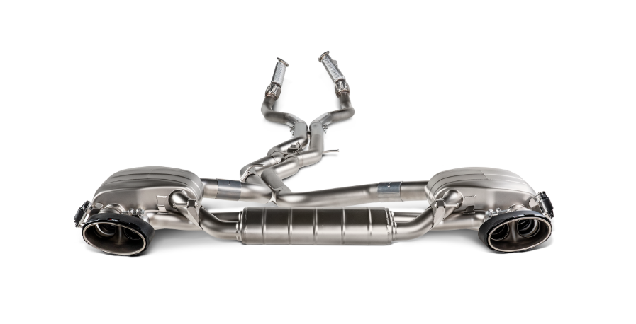 NEW Akrapovic S-AU/T/2H Evolution Exhaust Audi RS6 Avant C8 2020-2026 Titanium