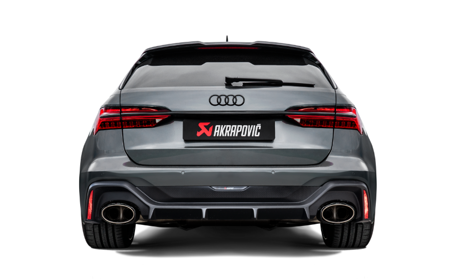 NEW Akrapovic S-AU/T/2H Evolution Exhaust Audi RS6 Avant C8 2020-2026 Titanium