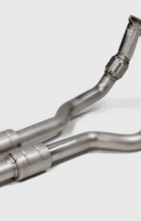 NEW Akrapovic L-AU/SS/6 Link Pipe Set Audi RS6 RS7 C8 2020-2026 Stainless
