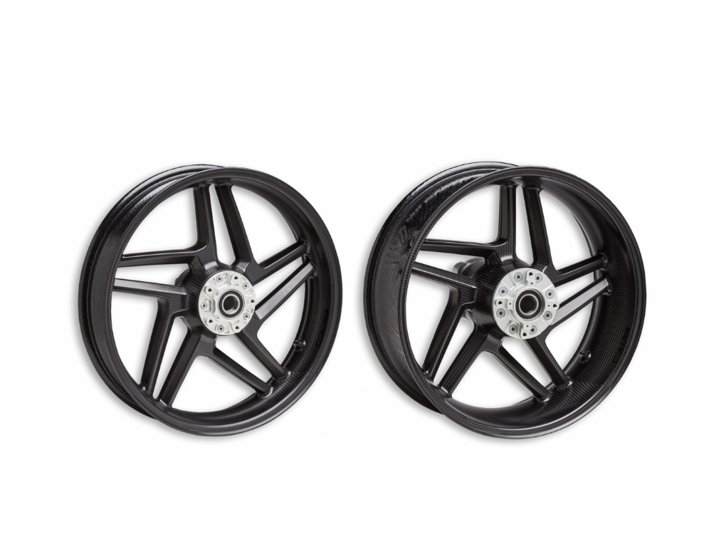 NEW Ducati Carbon Fiber Wheels Rims Panigale V4 Streetfighter V4 96380271AA
