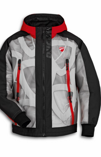 NEW Ducati Overlay YO Motorcycle Jacket Medium Waterproof Windproof Fabric
