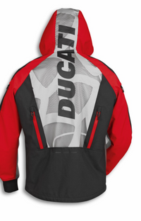 NEW Ducati Overlay YO Motorcycle Jacket Medium Waterproof Windproof Fabric

