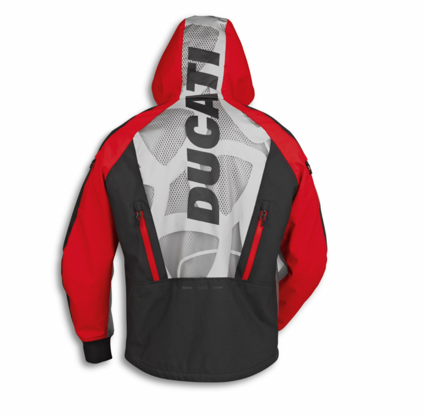 NEW Ducati Overlay YO Motorcycle Jacket Medium Waterproof Windproof Fabric