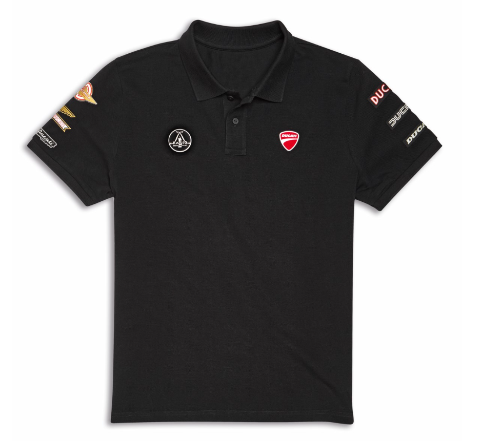 NEW Ducati Icon Polo Shirt XXXL Historical Collection Cotton 987801708