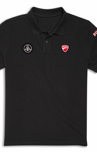 NEW Ducati Icon Polo Shirt Medium Historical Collection Cotton 987801704
