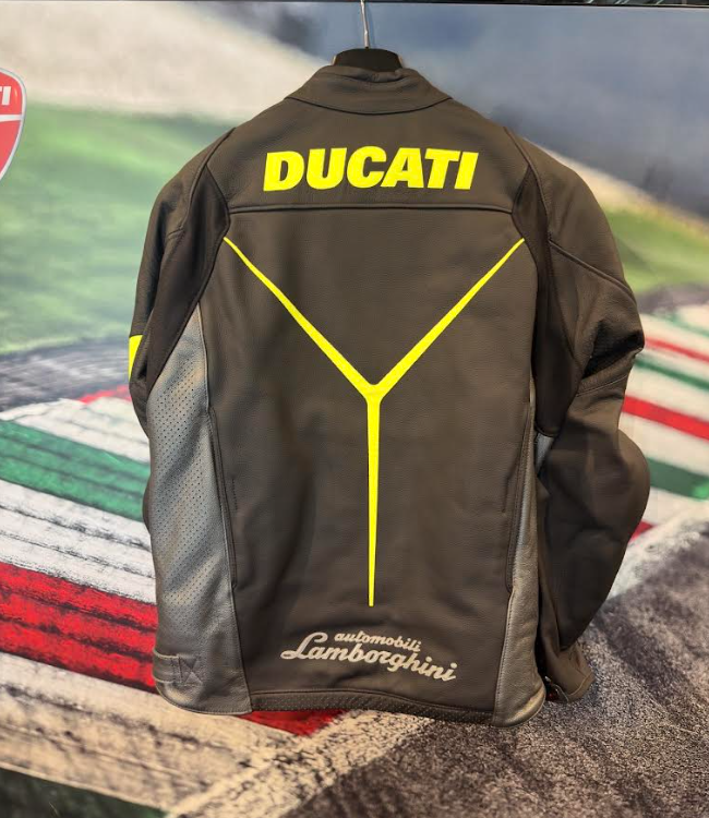 NEW Ducati Dainese Panigale V4 Lamborghini Leather Jacket Size 58 981095258