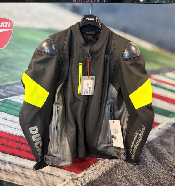 NEW Ducati Dainese Panigale V4 Lamborghini Leather Jacket Size 58 981095258