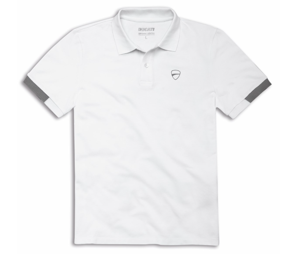 NEW Ducati Smart 2.0 White Polo Shirt XXXL Pima Cotton 987710528