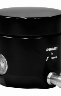 NEW Ducati Rizoma Black Brake Fluid Reservoir Billet Aluminum 96180571AA
