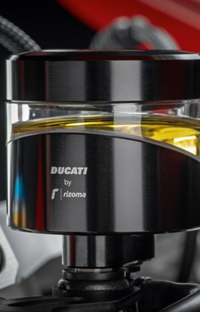 NEW OEM Ducati Rizoma Brake Fluid Reservoir Billet Aluminum 96180581AA
